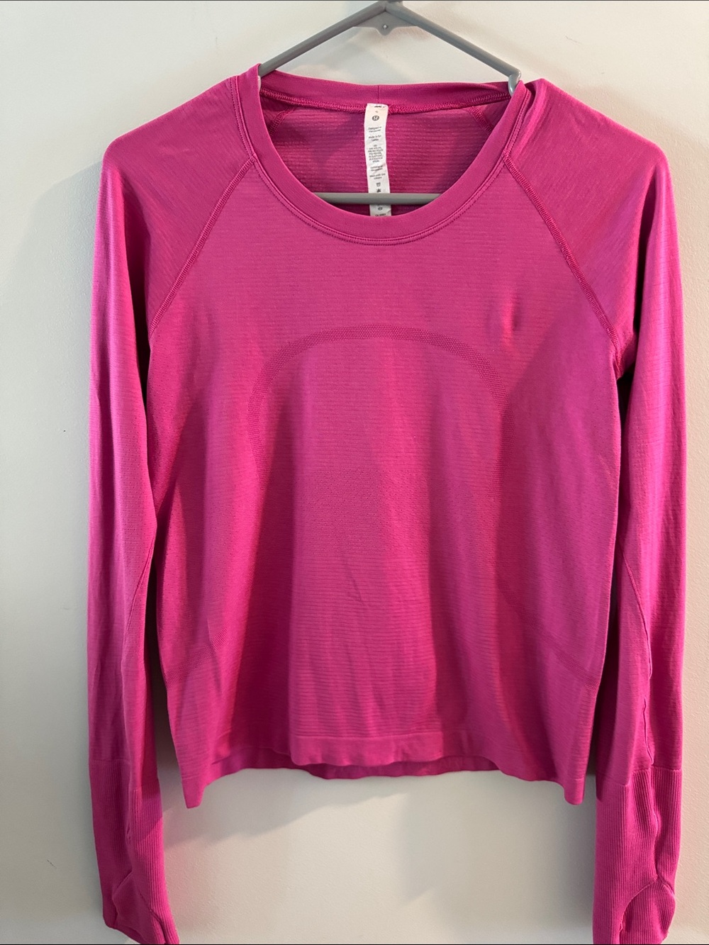 lululemon athletica Pink Long-Sleeve Crew Top
